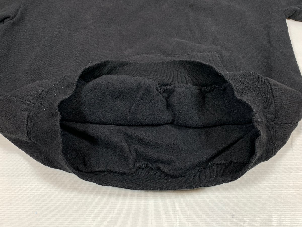 IRAK NY アイラック ニューヨーク LOGO HOODY パーカー サイズ:XL ブラック ☆良品☆[662-1115-E4]_画像5