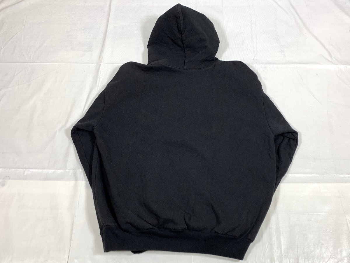 IRAK NY アイラック ニューヨーク LOGO HOODY パーカー サイズ:XL ブラック ☆良品☆[662-1115-E4]_画像8