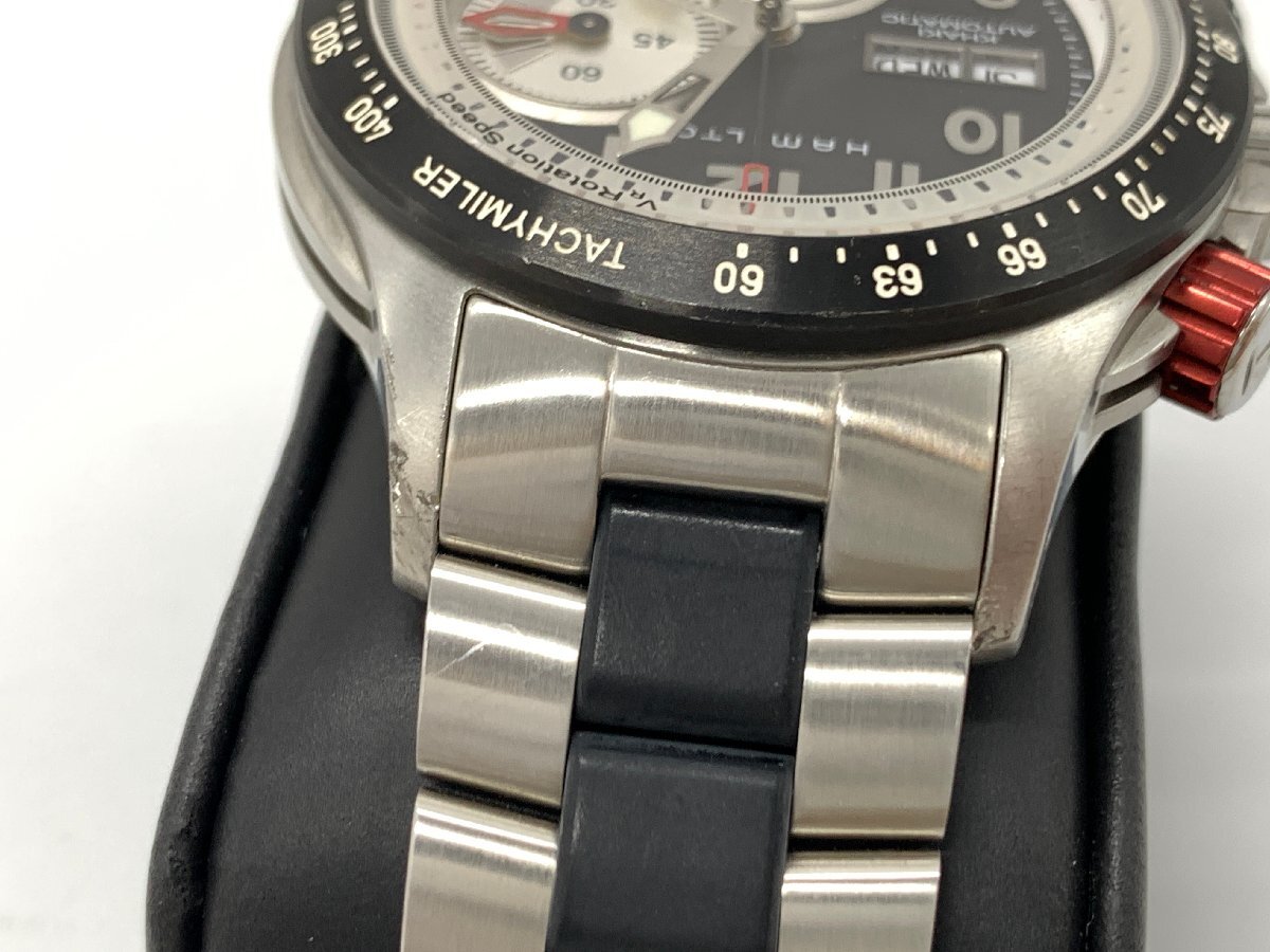 HAMILTON ハミルトン KHAKI TACHYMILER カーキ タキマイラー 型番:H717260 自動巻き AT メンズ腕時計【現状品】[77-1118-E7]_画像6