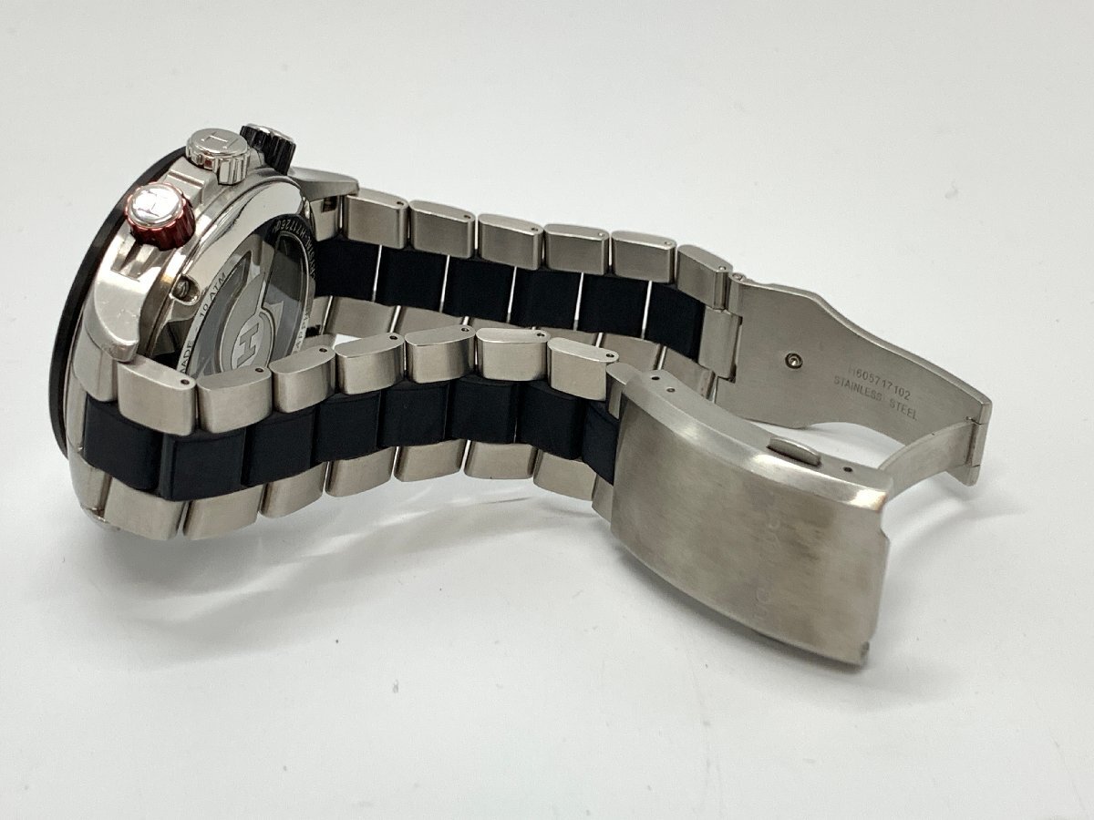 HAMILTON ハミルトン KHAKI TACHYMILER カーキ タキマイラー 型番:H717260 自動巻き AT メンズ腕時計【現状品】[77-1118-E7]_画像7