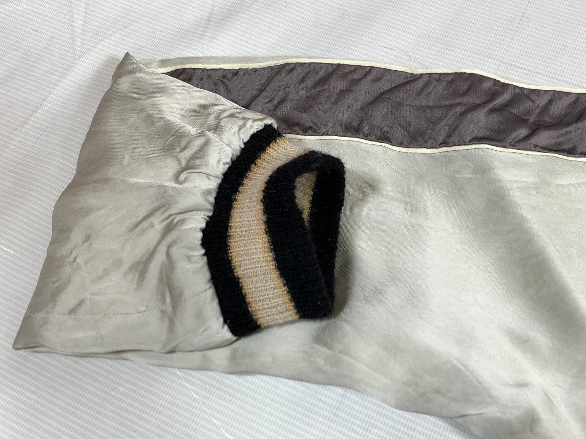 ※備考有 港商 東洋エンタープライズ スカジャン 般若 JAPAN MAP 型番:TT14119 サイズ:大 ジャケット ☆良品☆[67-1125-E3]_画像4