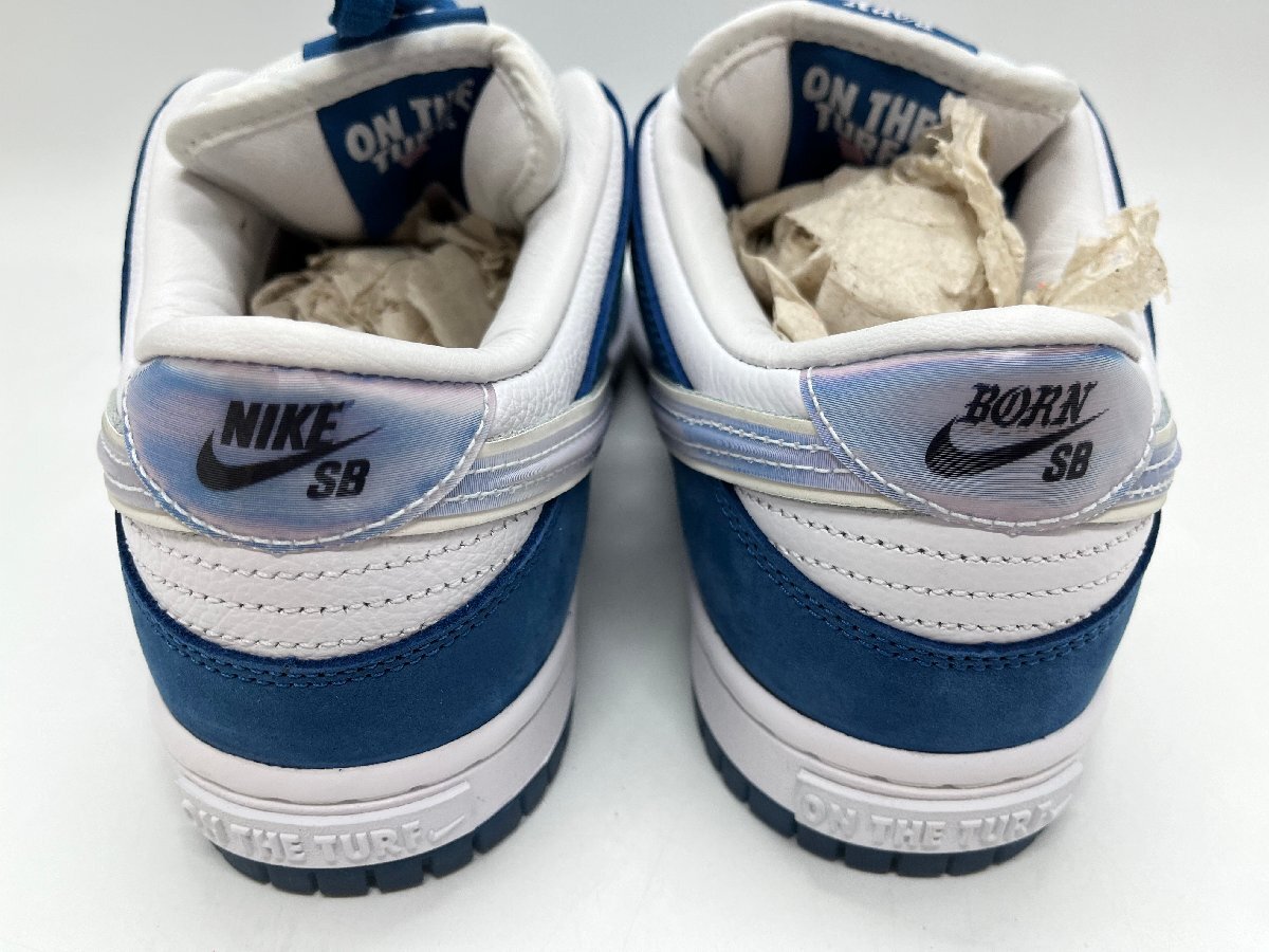 ☆未使用品☆NIKE ナイキ Born × Raised ボーンレイズド SB DUNK LOW PRO QS One Block At a Time サイズ:25cm FN7819 400 [75-0629-7O2]_画像4