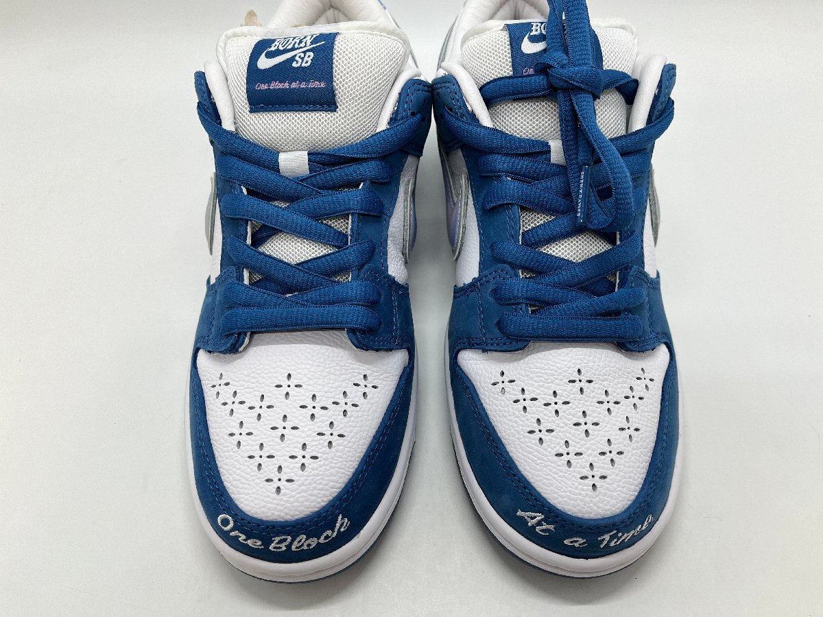 ☆未使用品☆NIKE ナイキ Born × Raised ボーンレイズド SB DUNK LOW PRO QS One Block At a Time サイズ:25cm FN7819 400 [75-0629-7O2]_画像3