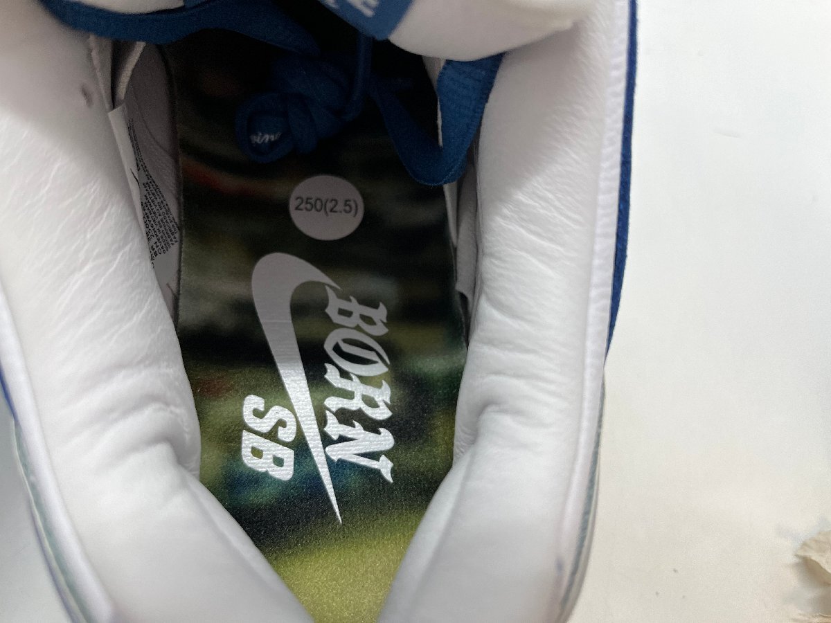 ☆未使用品☆NIKE ナイキ Born × Raised ボーンレイズド SB DUNK LOW PRO QS One Block At a Time サイズ:25cm FN7819 400 [75-0629-7O2]_画像7