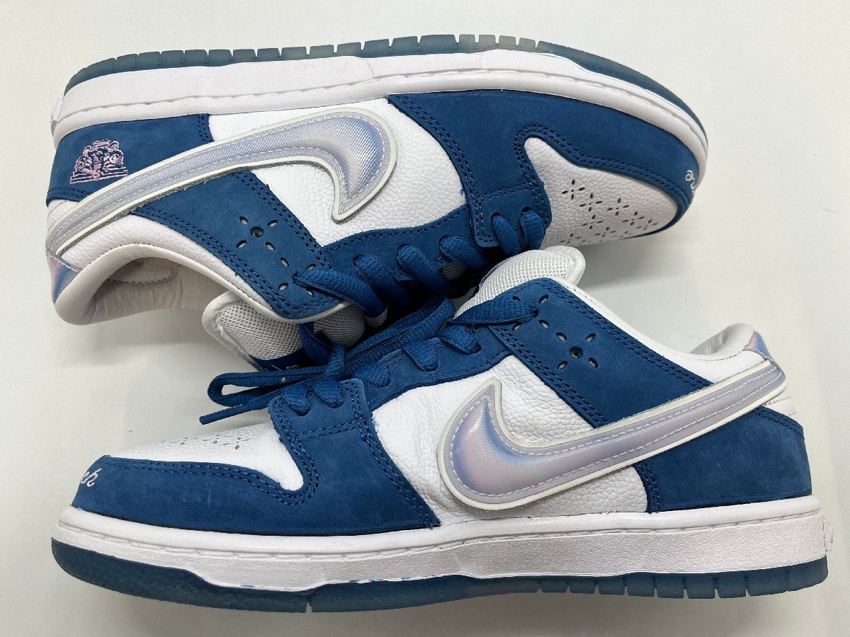 ☆未使用品☆NIKE ナイキ Born × Raised ボーンレイズド SB DUNK LOW PRO QS One Block At a Time サイズ:25cm FN7819 400 [75-0629-7O2]_画像8