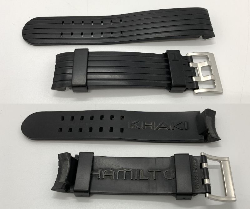 HAMILTON ハミルトン KHAKI TACHYMILER カーキ タキマイラー 型番:H717260 自動巻き AT メンズ腕時計【現状品】[77-1118-E7]_画像10