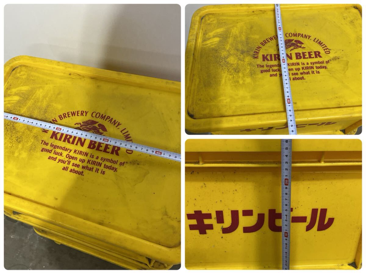 refle● 【引取限定】 キリンビール　ビールケース　グラス　65個　 店舗　宴会　インテリア　当時物　 昭和レトロ　ジャンク　現状品_画像7