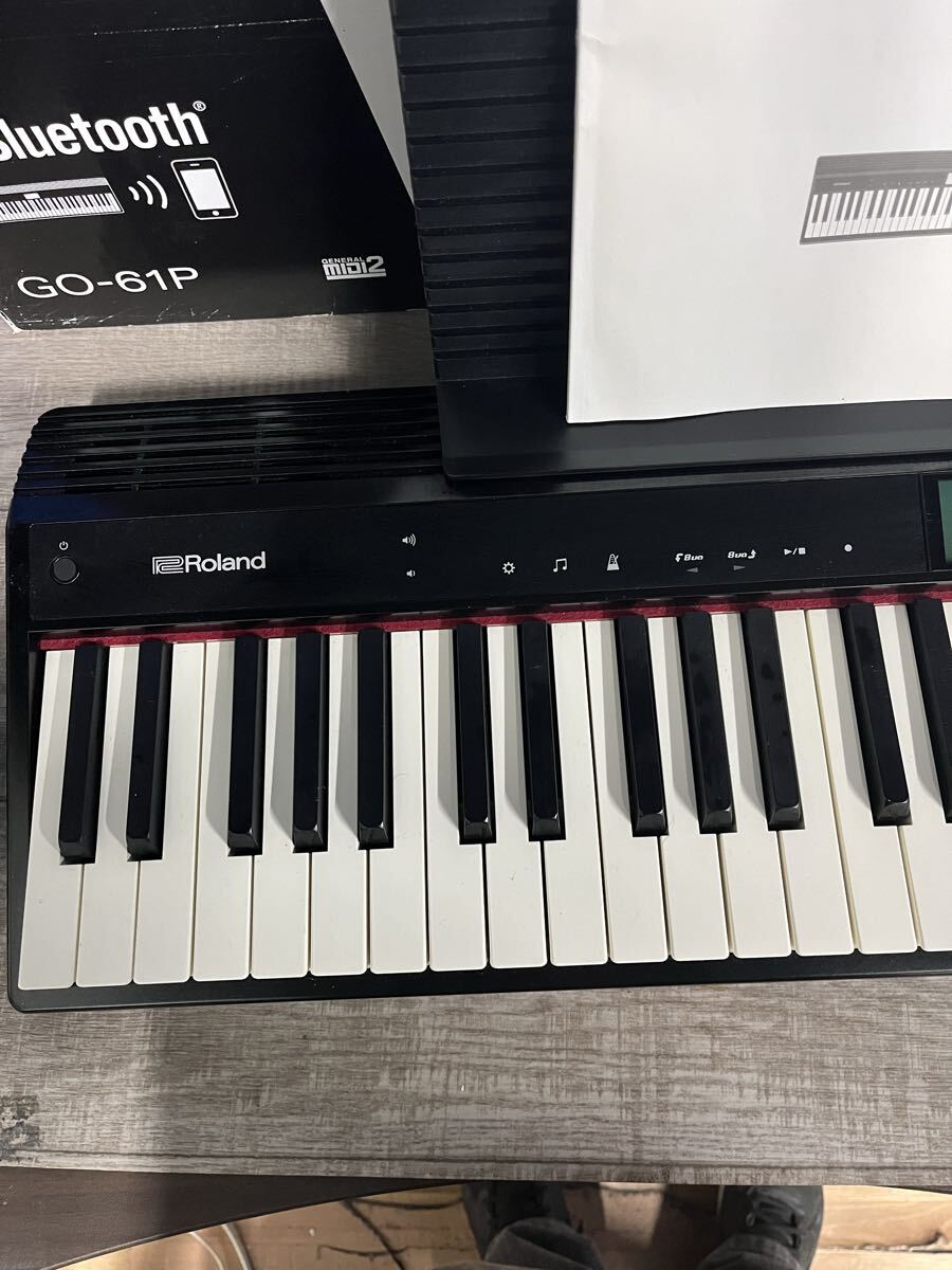Roland ローランド　電子ピアノ GO:PIANO　GO−61P 66鍵盤 ブラック Bluetooth 取扱説明書 箱付 2019年製_画像3