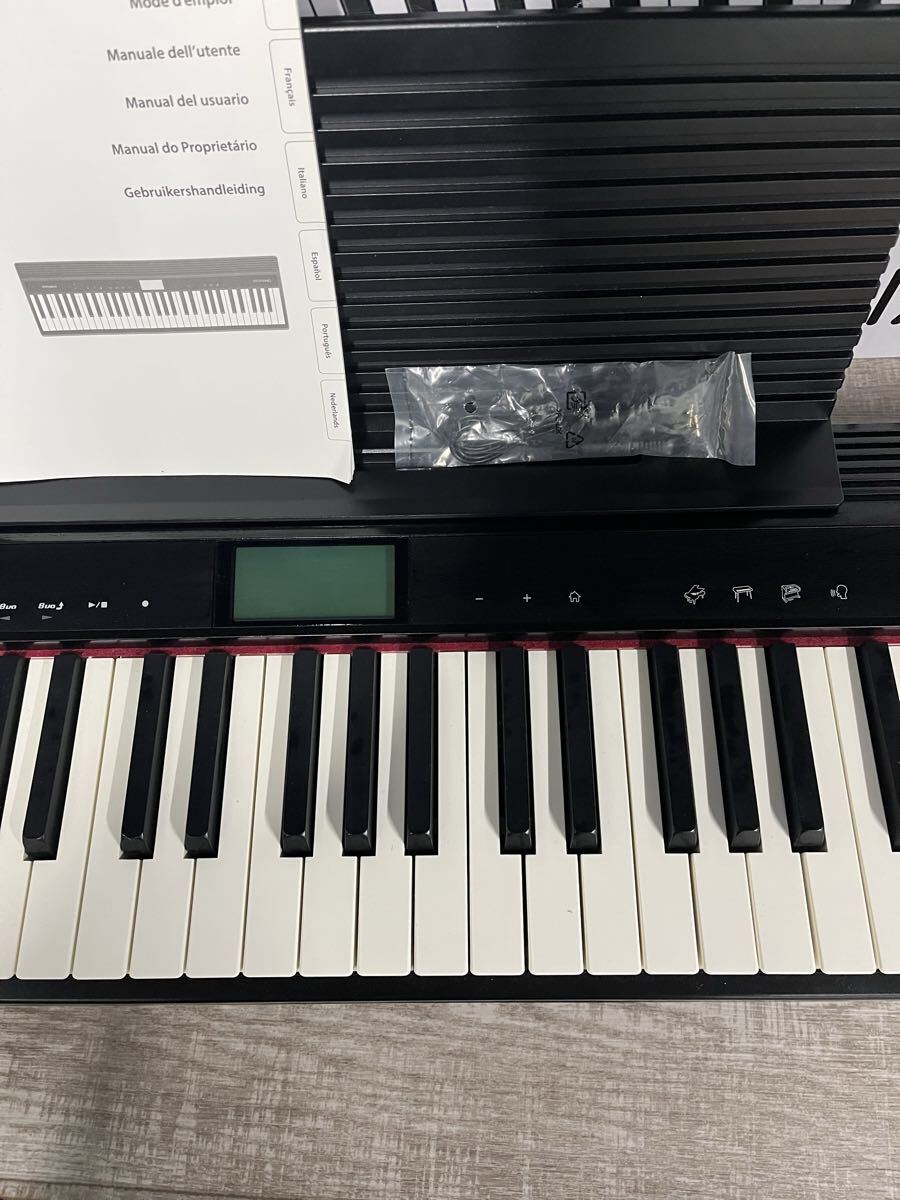Roland ローランド　電子ピアノ GO:PIANO　GO−61P 66鍵盤 ブラック Bluetooth 取扱説明書 箱付 2019年製_画像4
