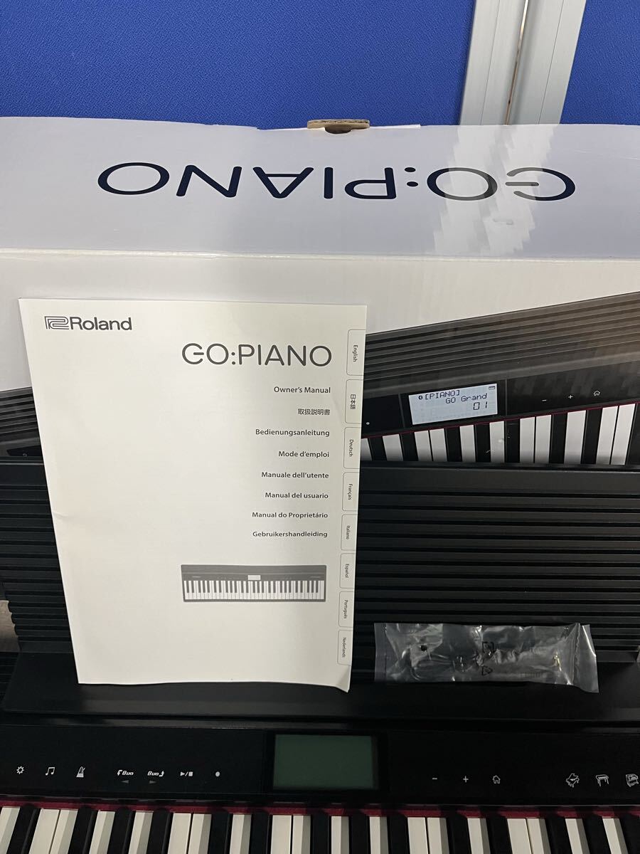 Roland ローランド　電子ピアノ GO:PIANO　GO−61P 66鍵盤 ブラック Bluetooth 取扱説明書 箱付 2019年製_画像6