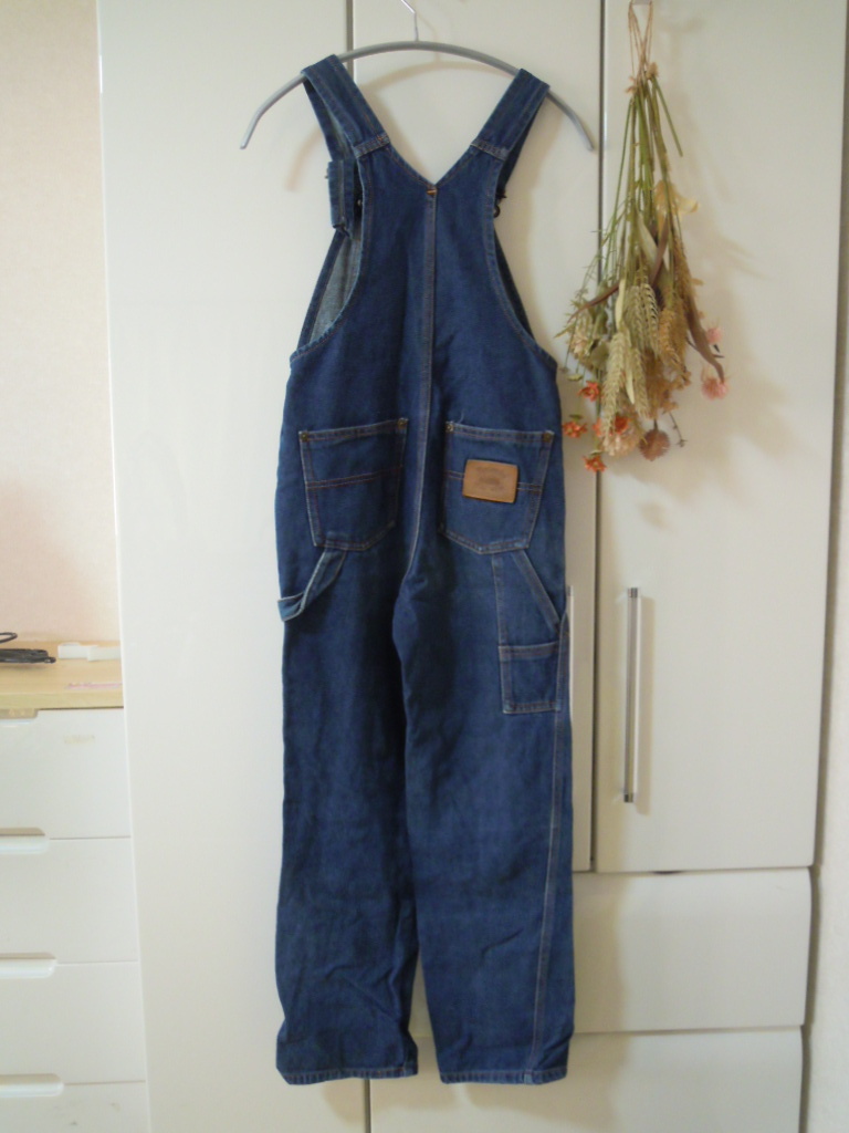 【三】Tom Sawyer　トム・ソーヤー　ネイビーオーバーオール　１４０　レア物_画像7
