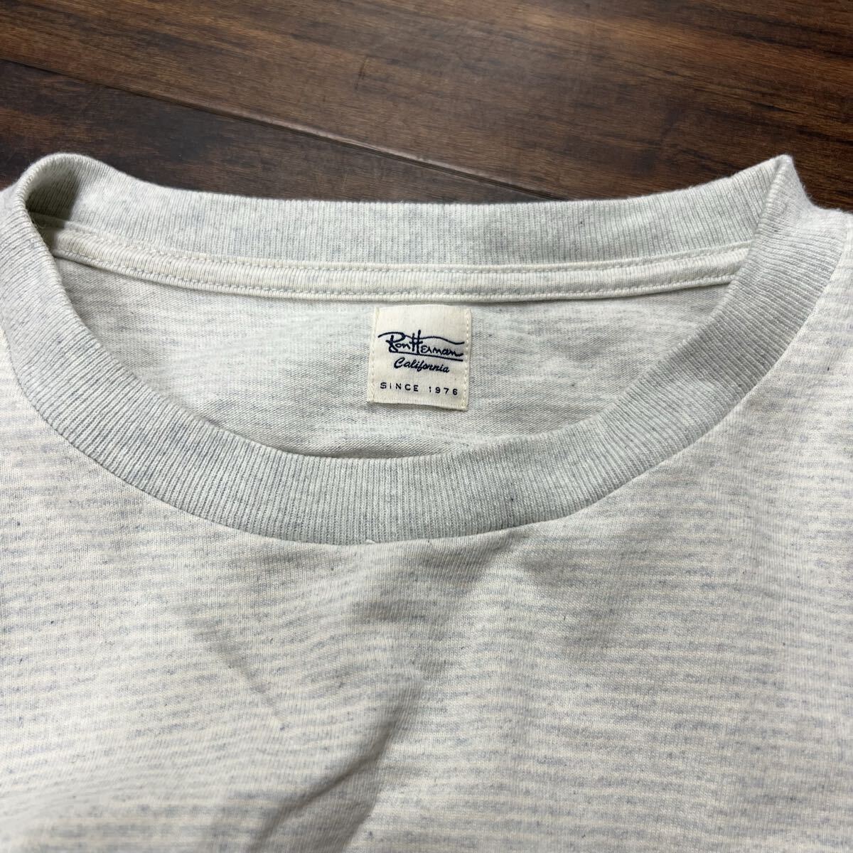 ロンハーマン Tシャツ 薄いボーダー L_画像2