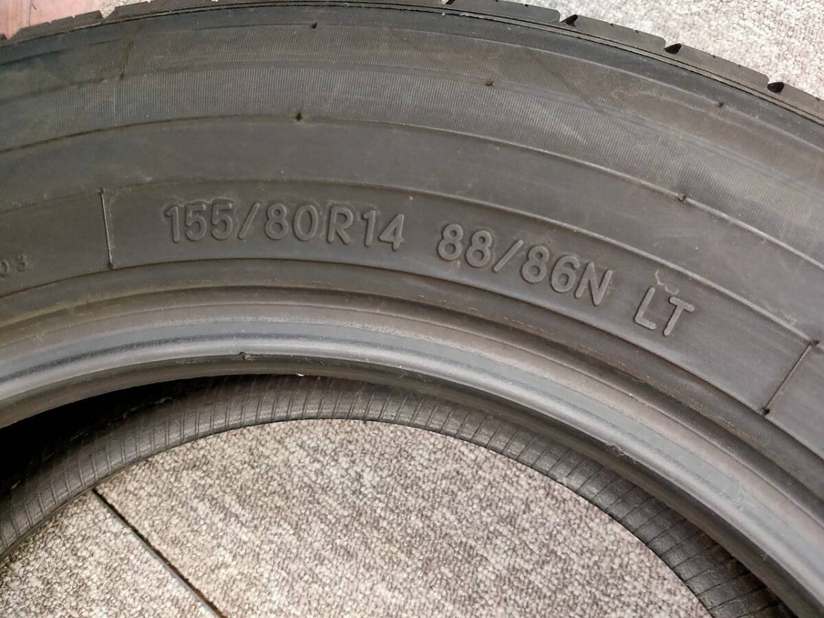 ★2023年 155/80R14 88/86N LT トーヨー TOYO H11 4本_画像9