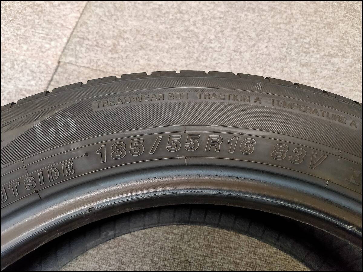 バリ溝 2022年 185/55R16 83V ヨコハマ ブルーアース YOKOHAMA BluEarth AE51 4本_画像7