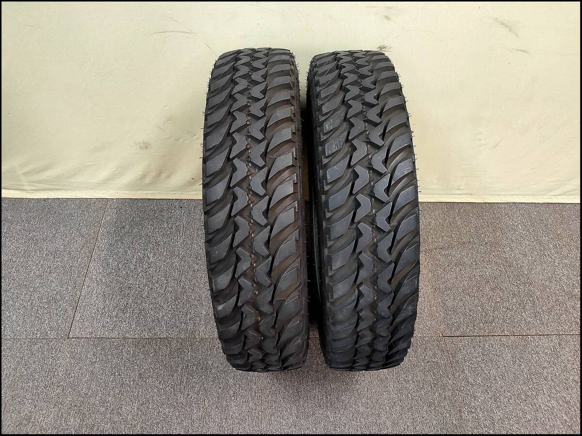 2本 バリ溝 2022年 185/85R16 105/103L LT BRIDGESTONE DUELER M/T 674 ブリヂストン デューラー _画像1