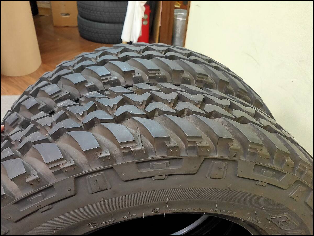 2本 バリ溝 2022年 185/85R16 105/103L LT BRIDGESTONE DUELER M/T 674 ブリヂストン デューラー _画像4