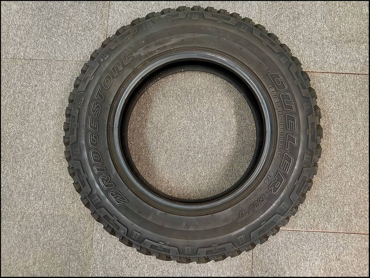 2本 バリ溝 2022年 185/85R16 105/103L LT BRIDGESTONE DUELER M/T 674 ブリヂストン デューラー _画像8