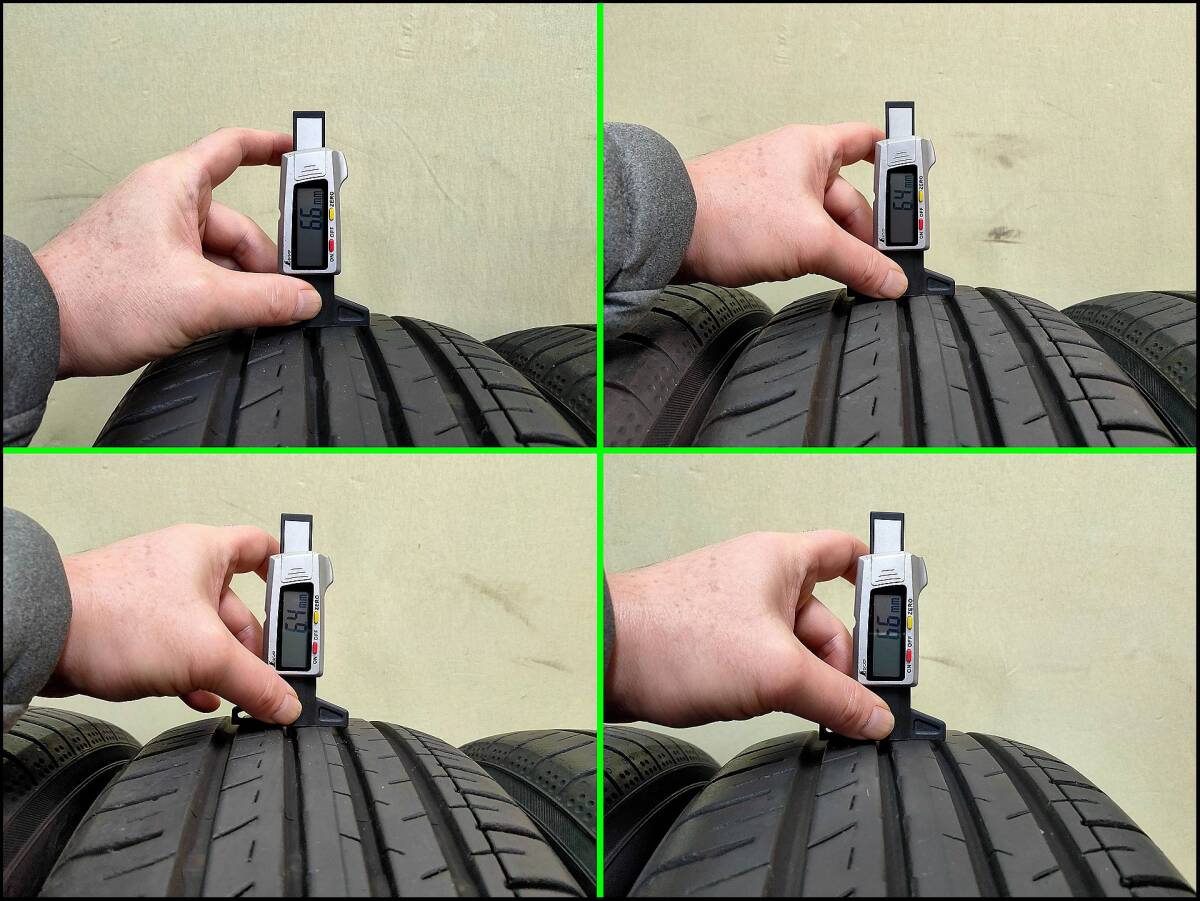 バリ溝 2022年 185/55R16 83V ヨコハマ ブルーアース YOKOHAMA BluEarth AE51 4本_画像2