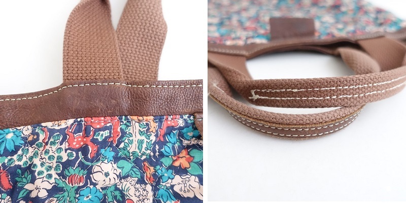 FEU D’UN PHARE フゥーダンファール *キルティングバッグ*トート手提げ総柄かばん(ba11-2510-105)【61K52】_画像6