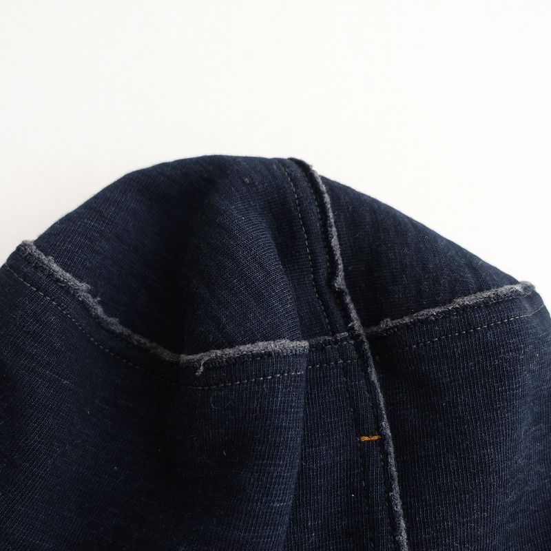 [ обычная цена 2.2 десять тысяч ]45R four ti пять a-ru* Hokkaido книга@ обратная сторона шерсть. шляпа индиго * шляпа хлопок 45rpm1025(ha7-2510-93)[20K52]