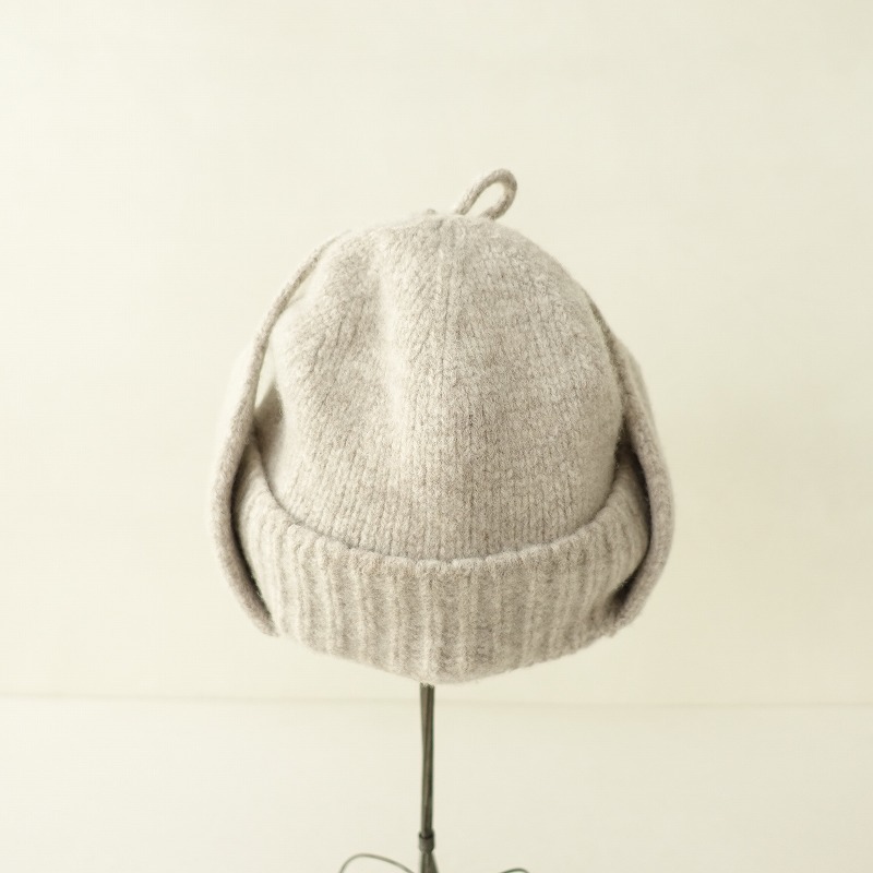 【定価1万】ネストローブ nest Robe *ニットフライトキャップ*帽子毛2way1025(ha7-2510-88)【20K52】_画像3