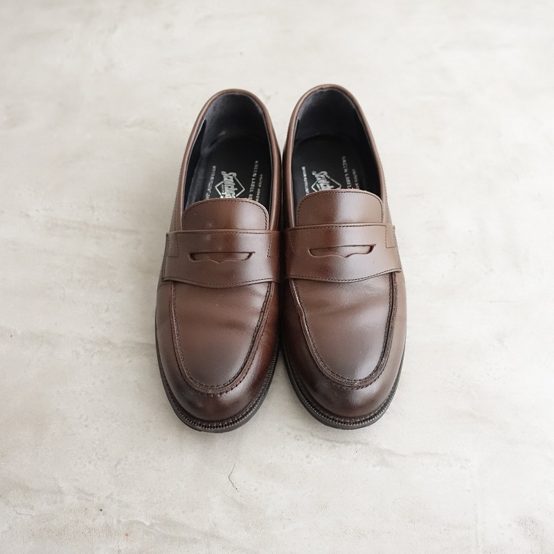 【定価2万】UNITED ARROWS green label relaxing *撥水フレンチローファー 6.5/25*レザーブラウン1025(sh10-2510-56)【30K52】_画像2