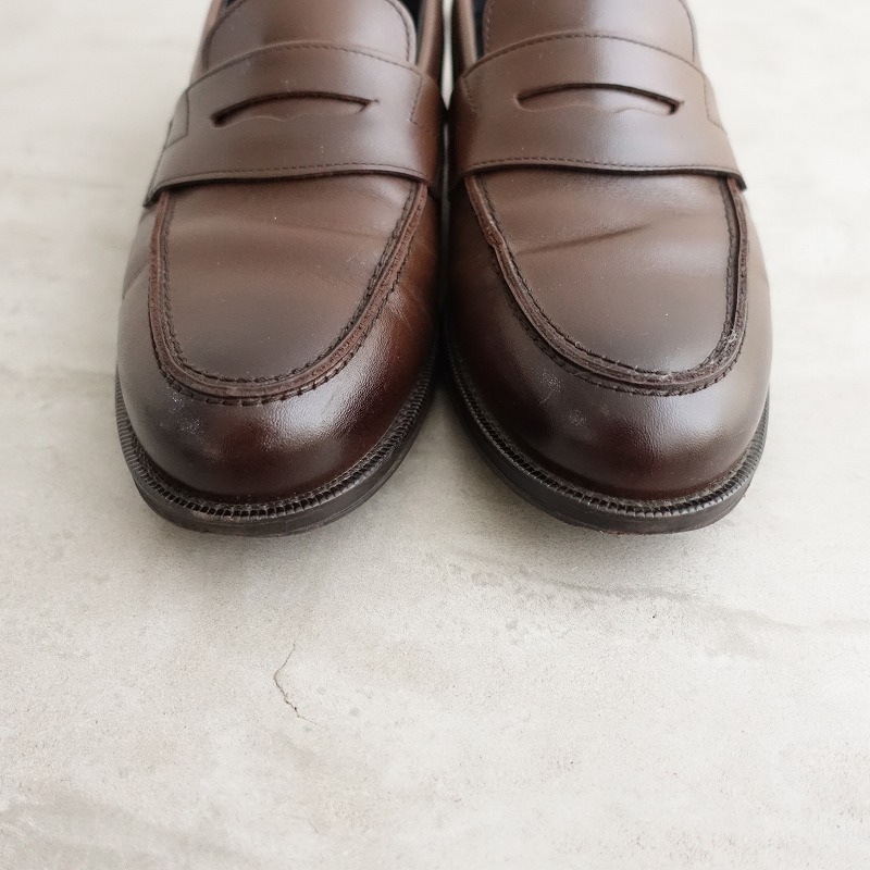 【定価2万】UNITED ARROWS green label relaxing *撥水フレンチローファー 6.5/25*レザーブラウン1025(sh10-2510-56)【30K52】_画像3