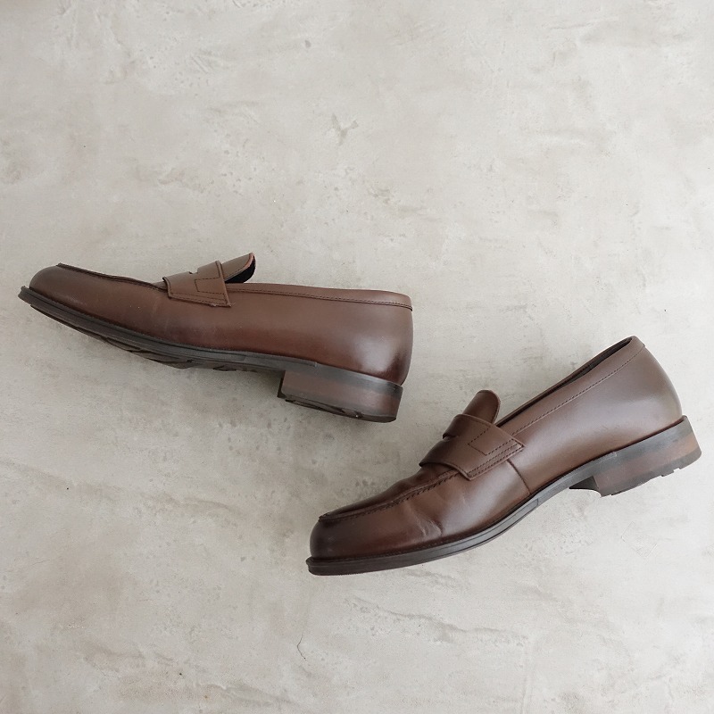 【定価2万】UNITED ARROWS green label relaxing *撥水フレンチローファー 6.5/25*レザーブラウン1025(sh10-2510-56)【30K52】_画像6