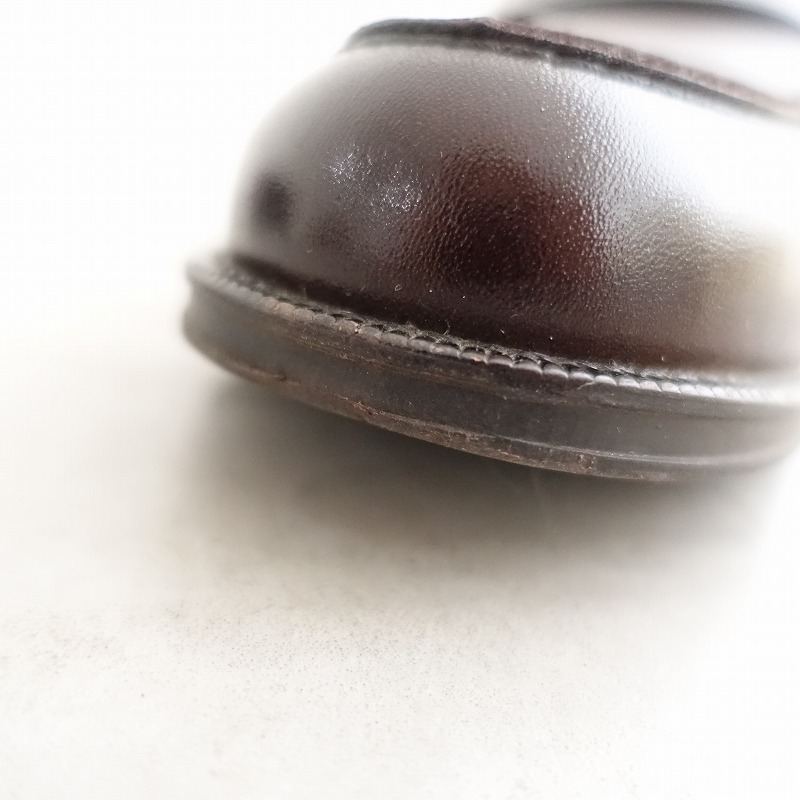 【定価2万】UNITED ARROWS green label relaxing *撥水フレンチローファー 6.5/25*レザーブラウン1025(sh10-2510-56)【30K52】_画像8