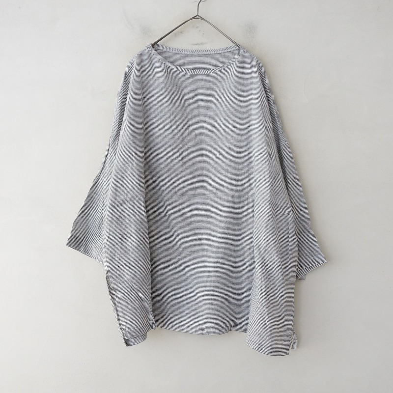 【2025SS/定価1.8万】ジャーナルスタンダード ラックス JOURNAL STANDARD LUXE *ボーダープルオーバー*麻(25-2510-316)【40K52】_画像1