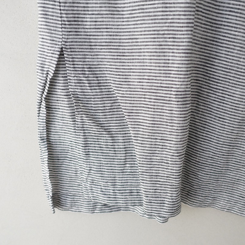 【2025SS/定価1.8万】ジャーナルスタンダード ラックス JOURNAL STANDARD LUXE *ボーダープルオーバー*麻(25-2510-316)【40K52】_画像5