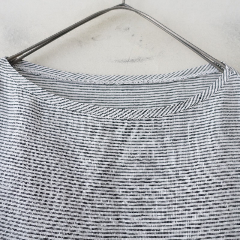 【2025SS/定価1.8万】ジャーナルスタンダード ラックス JOURNAL STANDARD LUXE *ボーダープルオーバー*麻(25-2510-316)【40K52】_画像6