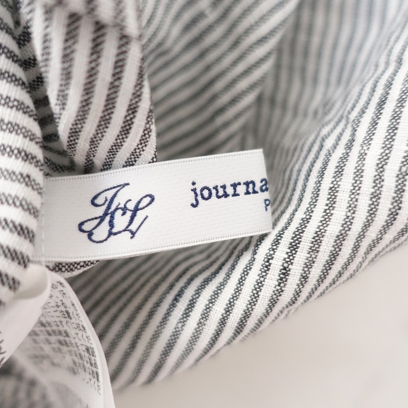 【2025SS/定価1.8万】ジャーナルスタンダード ラックス JOURNAL STANDARD LUXE *ボーダープルオーバー*麻(25-2510-316)【40K52】_画像9