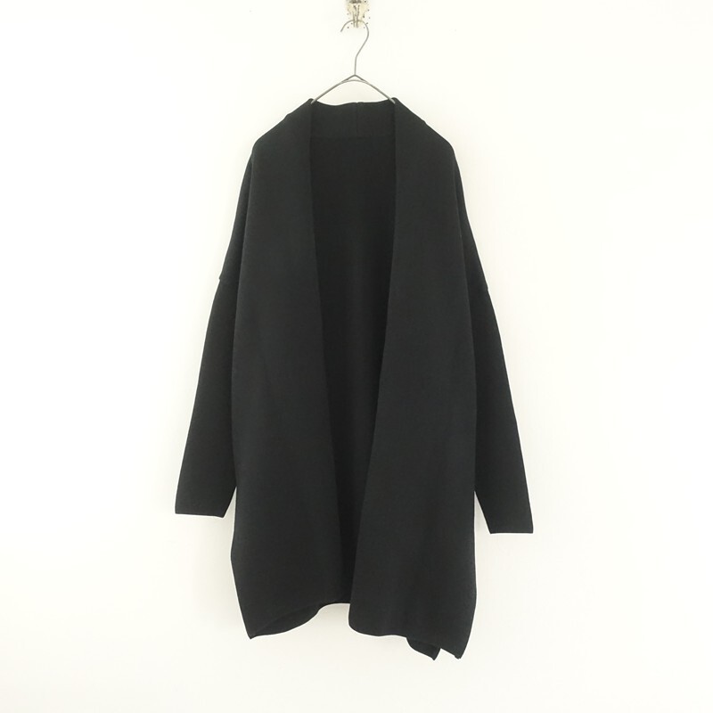 【定価3.4万】ドゥーズィエムクラス ミューズ Deuxieme classe MUSE*TWINS COTTONショートガウン*ブラック(jk2-2510-247)【60K52】_画像1