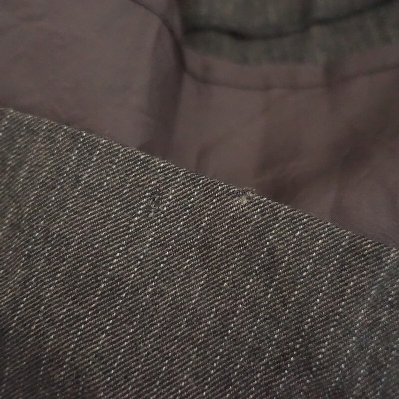 マーガレットハウエル MARGARET HOWELL *ウールギャザースカート*2ドビーストライプ裏地付スリットポケット(sk2-2510-512)【21K52】_画像6