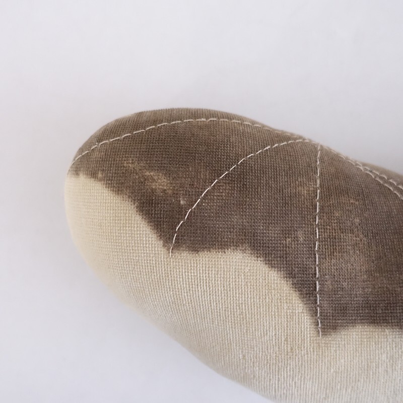 【定価1.7万】トモタケ tomotake *コウモリ クッション*インテリアコットンパイル泥染1025(ac7-2510-239)【31K52】_画像5