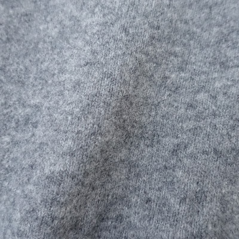 ヤラ YARRA *ウールヤクブレンドラウンドネックニットベスト*Fグレー杢シンプルプルオーバークルーネック(2-2510-311)【51K52】_画像6