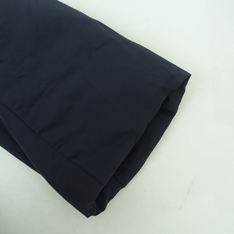 ユニクロ UNIQLO ＋J *ハイブリッドダウンジャケット*XSネイビーボリュームカラー比翼ドットボタンジッパー(jk2-2510-460)【61K52】_画像4