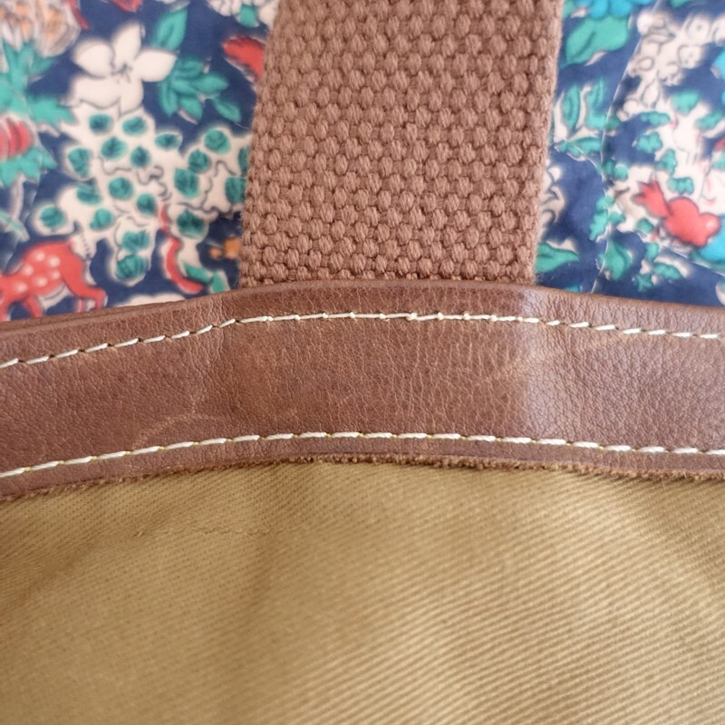 FEU D’UN PHARE フゥーダンファール *キルティングバッグ*トート手提げ総柄かばん(ba11-2510-105)【61K52】_画像7