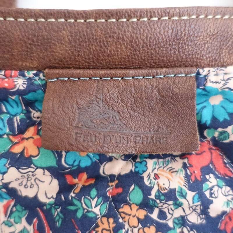 FEU D’UN PHARE フゥーダンファール *キルティングバッグ*トート手提げ総柄かばん(ba11-2510-105)【61K52】_画像8