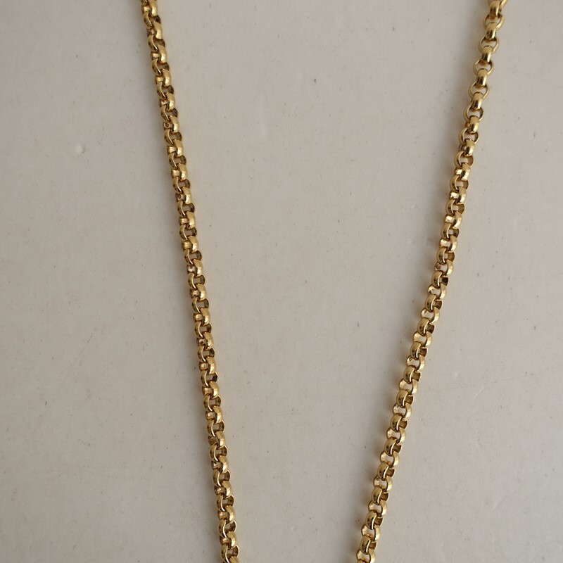 ジバンシィ GIVENCHY *ネックレス*ゴールドサークルアクセサリー(ac30-2510-173)【71K52】_画像3