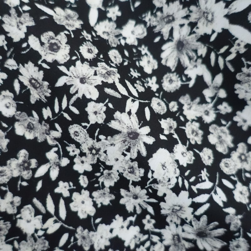 ドレステリア DRESSTERIOR *フラワープリントロングスカート*40ブラック小花柄マキシ(sk33-2510-665)【02K52】_画像5