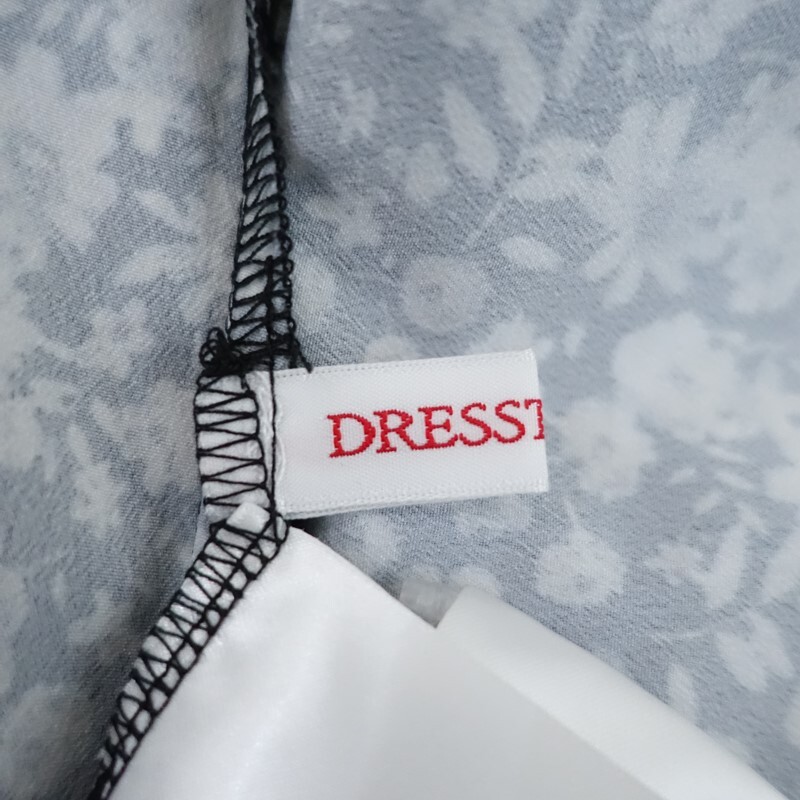 ドレステリア DRESSTERIOR *フラワープリントロングスカート*40ブラック小花柄マキシ(sk33-2510-665)【02K52】_画像6