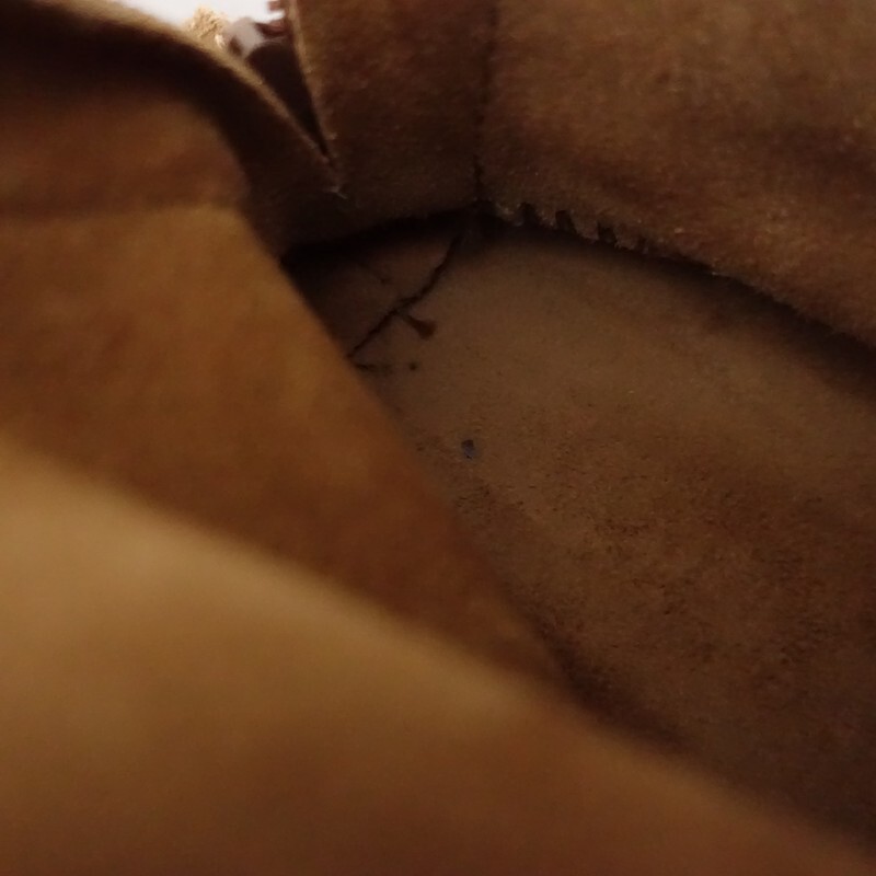  Minnetonka MINNETONKA * задний Zip короткие сапоги 6/23* замша кожа Camel 1025(sh10-2510-146)[02K52]