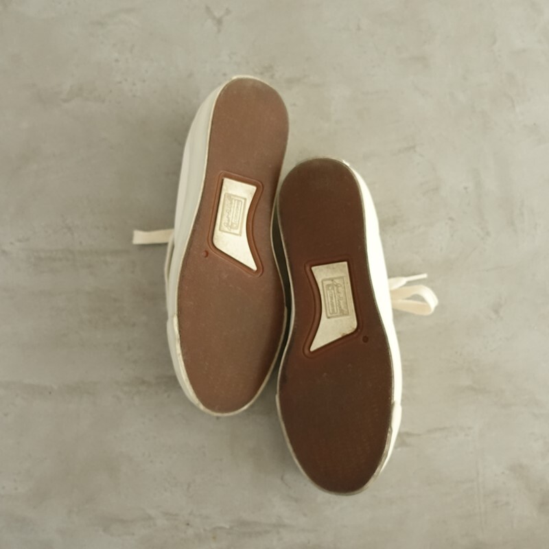 コンバースジャックパーセル×マーガレットハウエル CONVERSE JACK PURCELL×MHL *スニーカー US4/23*オフ白(sh10-2510-167)【22K52】_画像5