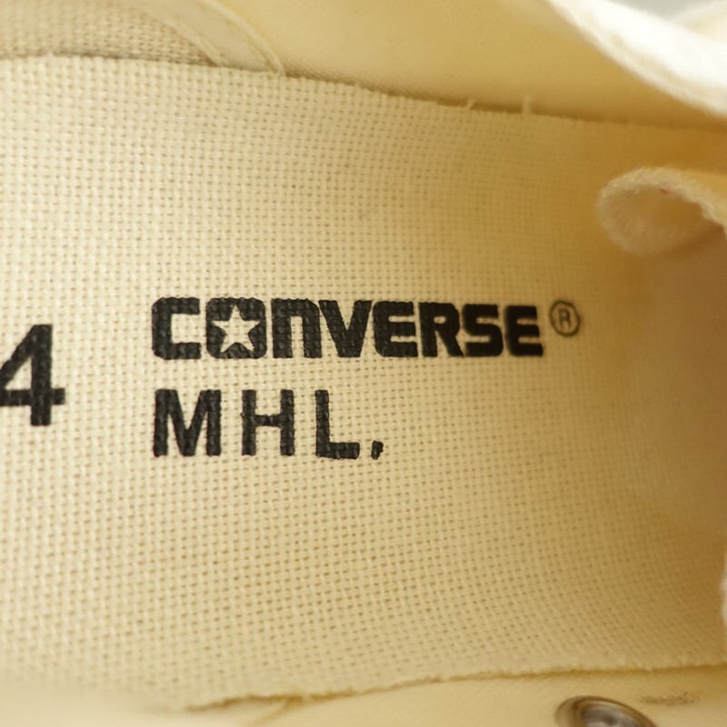 コンバースジャックパーセル×マーガレットハウエル CONVERSE JACK PURCELL×MHL *スニーカー US4/23*オフ白(sh10-2510-167)【22K52】_画像9