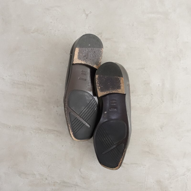 バリー BALLY *ローファー EU35/22.5*レザー皮革ダークブラウン1025(sh10-2510-166)【22K52】_画像5