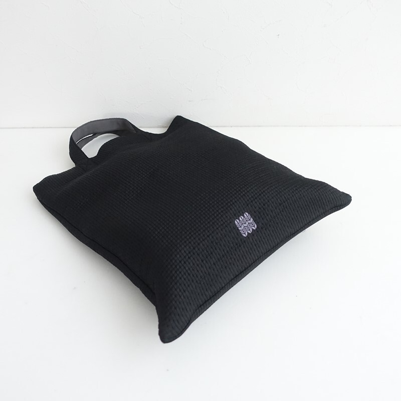 ユナイテッドアローズ TABAYA UNITED ARROWS *1989トートバッグ*ブラック手提げ縦長かばん(ba11-2511-6)【22K52】_画像3