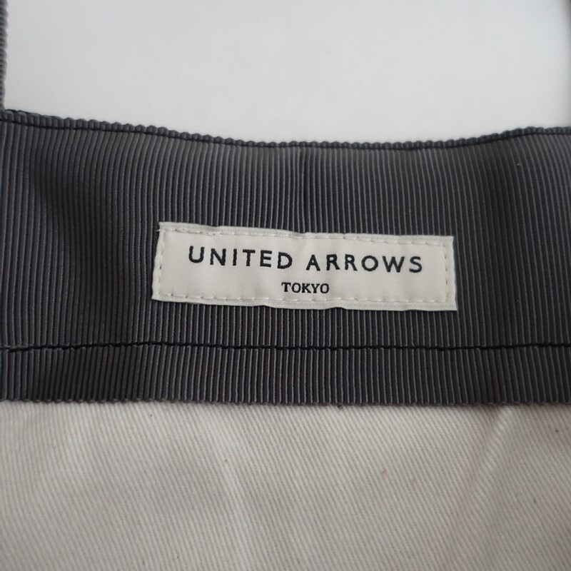 ユナイテッドアローズ TABAYA UNITED ARROWS *1989トートバッグ*ブラック手提げ縦長かばん(ba11-2511-6)【22K52】_画像9