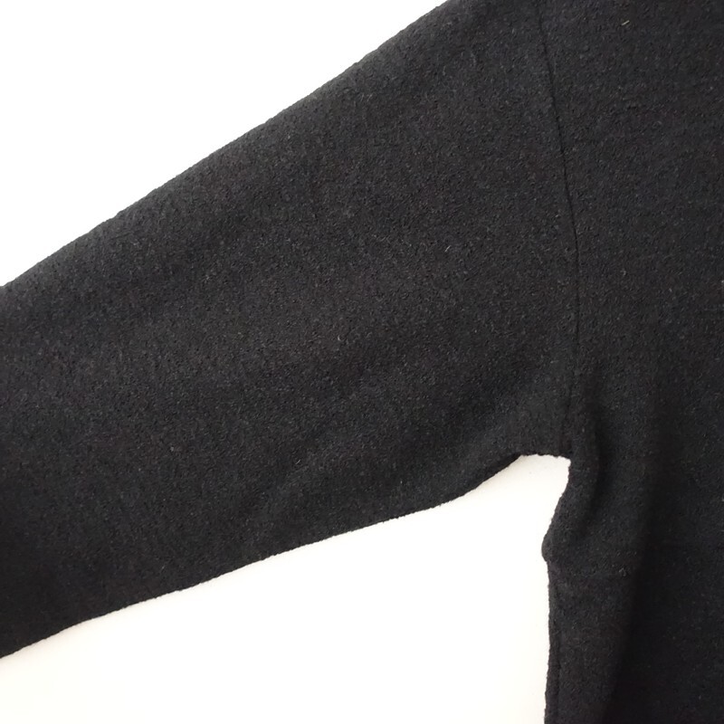 【定価3万】ダブルエードット aa. *2wayタックプルオーバー*S黒ブラックペプラム(33-2510-693)【42K52】_画像3